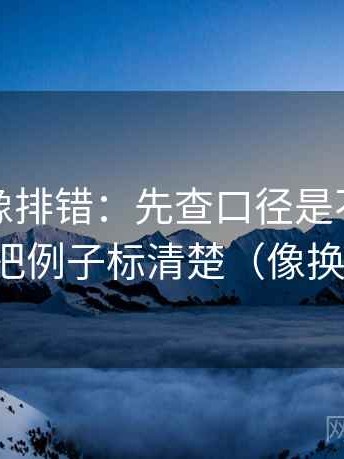 韩漫屋像排错：先查口径是不是没交代，再把例子标清楚（像换句话说）