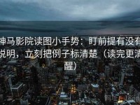 神马影院读图小手势：盯前提有没有说明，立刻把例子标清楚（读完更清醒）